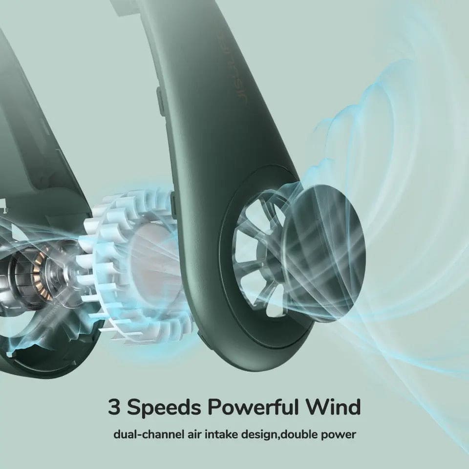 Portable Neck Fan, Bladeless Hanging Neck Fan, Summer Traveling Outdoor Sports Fans, Hands Free Rechargeable Head Fan, Cooling Airflow Wingless Neck Fan, Mini Air Cooler Conditioner for Travel Outdoor, Adjustable Comfy Neck Fan Portable Neck Fan, Bladeless Hanging Neck Fan, Summer Traveling Outdoor Sports Fans, Hands Free Rechargeable Head Fan, Cooling Airflow Wingless Neck Fan, Mini Air Cooler Conditioner for Travel Outdoor, Adjustable Comfy Neck Fan